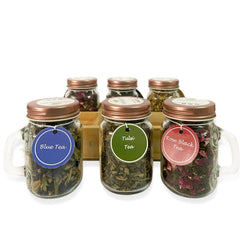 Assorted wooden tea tray set - darjeelingsips
