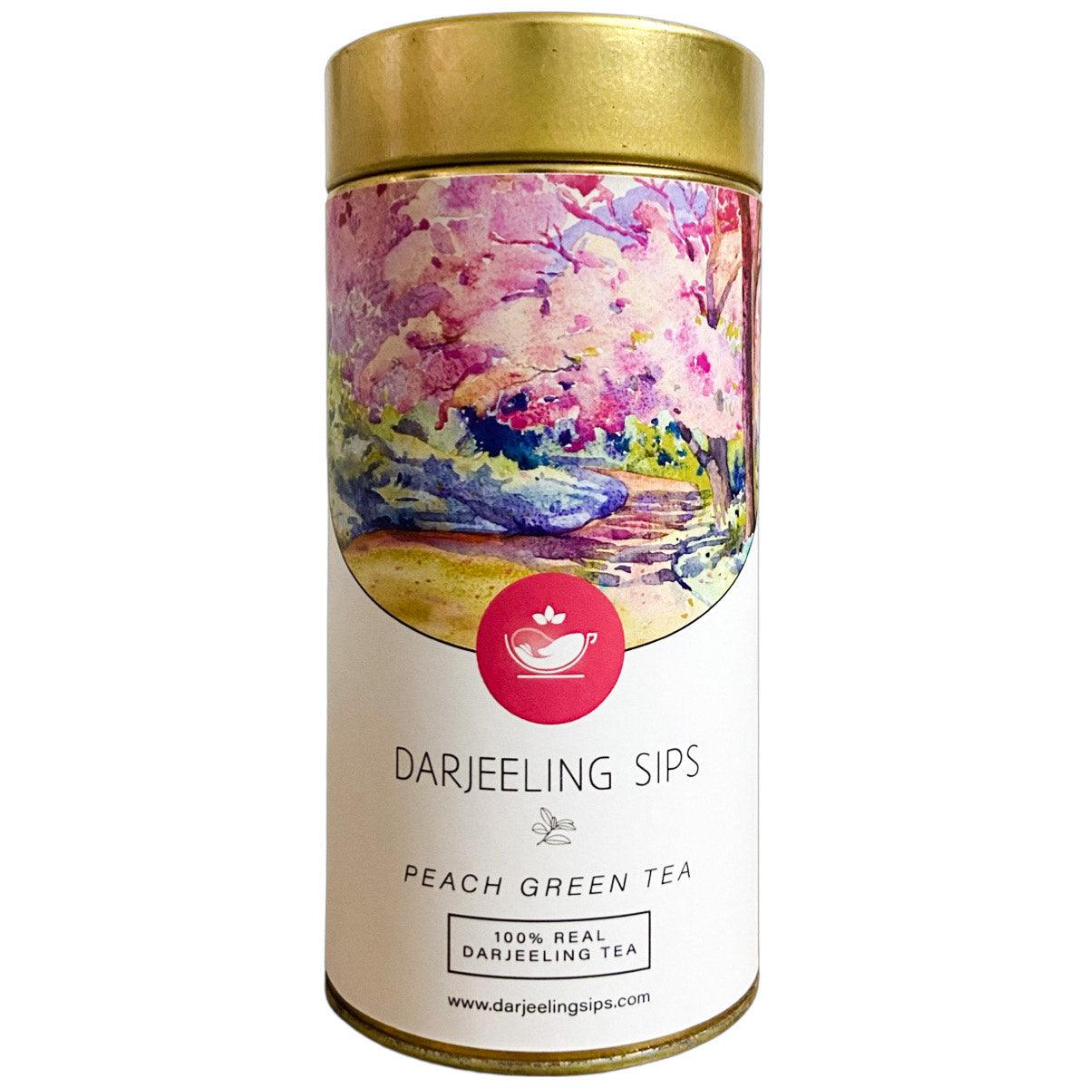 Peach Green Tea - darjeelingsips