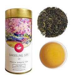 Peach Green Tea - darjeelingsips